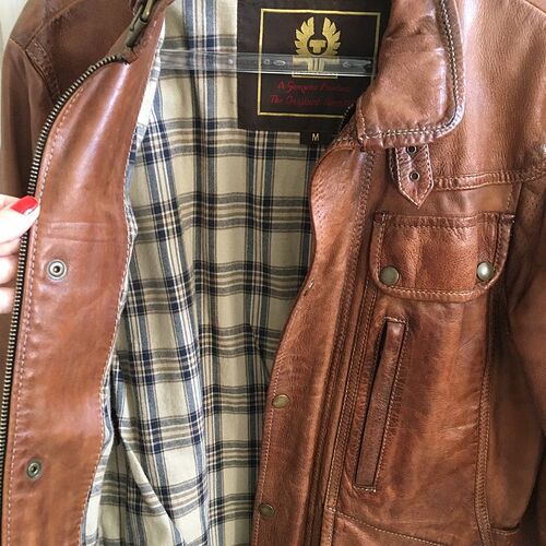 Jaqueta couro Belstaff