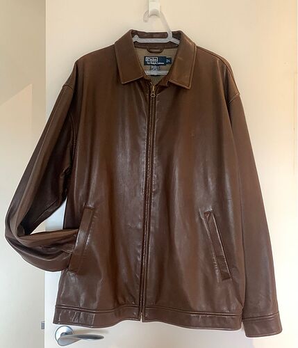 Jaqueta de couro Ralph Lauren