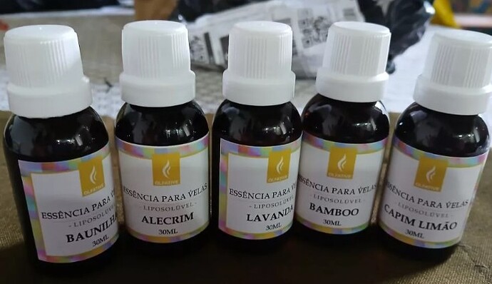 melhor marca de essência para velas lipossolúvel - Olfative