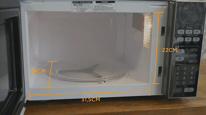 Microondas CM020BF na black friday do Mercado Livre