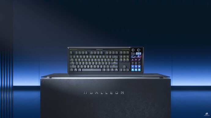 Galleon 100 SD: o teclado gamer da Corsair pensado para quem faz streaming