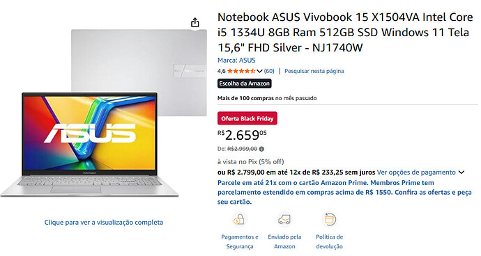 ASUS Vivobook X1504VA