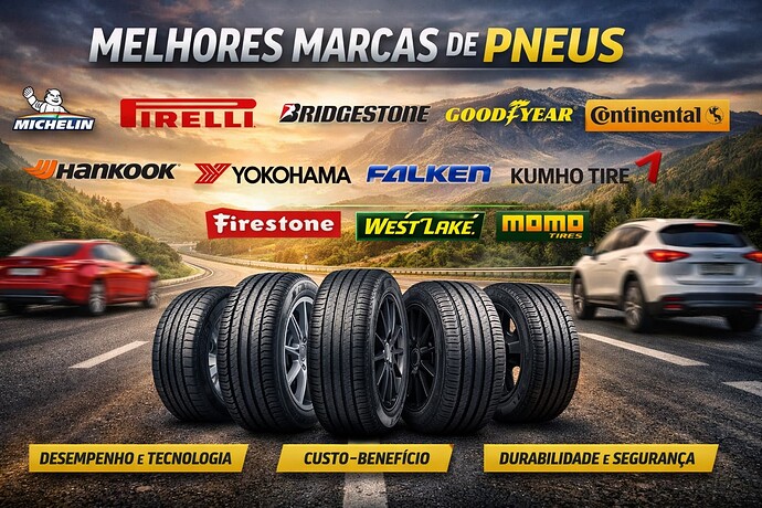 Melhores marcas de pneus