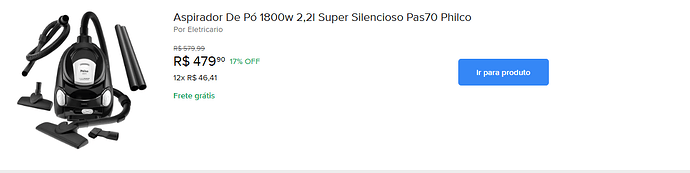 Aspirador de Pó Philco PAS70