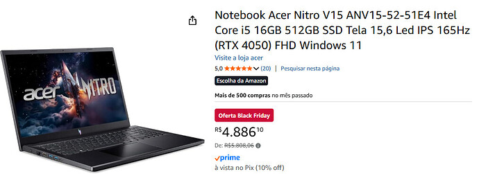 Acer Nitro ANV15 52 51E4