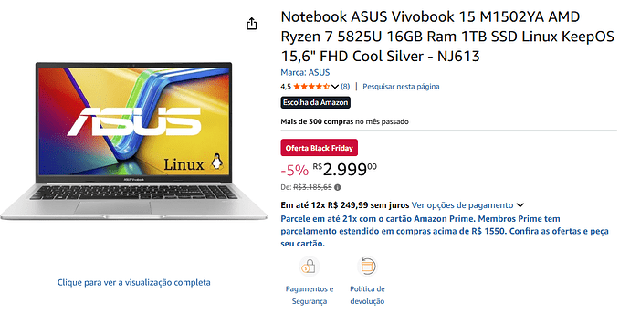 ASUS Vivobook M1502YA