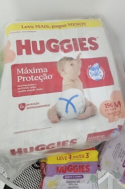 Fralda Huggies máxima proteção