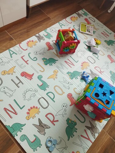 Tapete dobrável dupla face da Buba