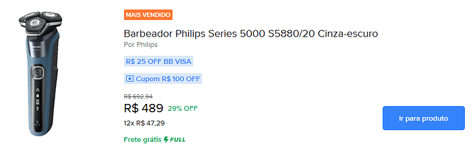 Barbeador Philips Series 5000 S5880/20