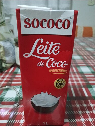 Leite coco sococo