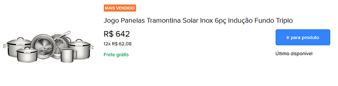 Jogo Panelas Tramontina Solar Inox 6pç Indução Fundo Triplo