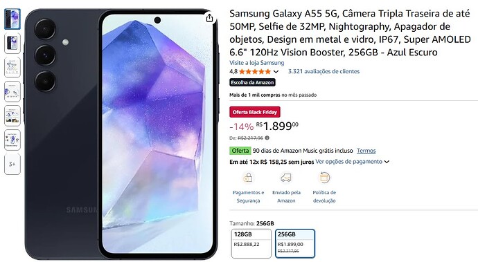 Samsung Galaxy A55 5G  256GB