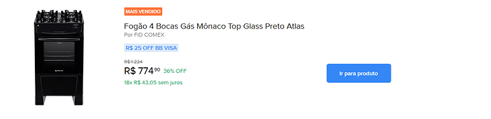 Fogão New Sirius 4 Bocas Braslar