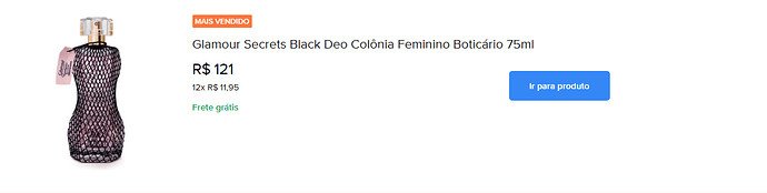 Glamour Secrets Black – O Boticário 75ml