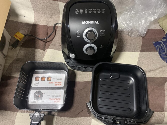 Praticidade da Fritadeira Air Fryer Mondial