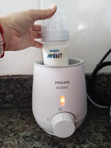 Aquecedor de mamadeira Phlips Avent