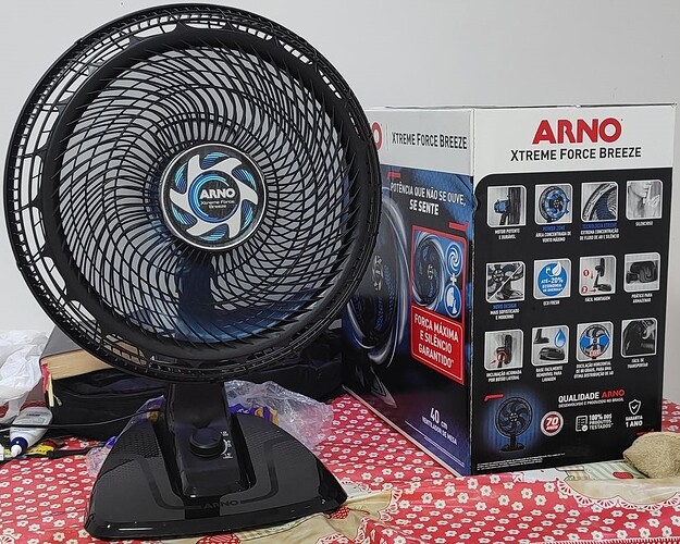 Ventilador de Mesa Arno