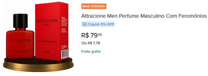 Attracione Men perfume Masculino Com Feromônios