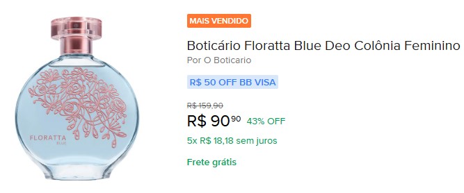 Boticário Floratta Blue Deo Colônia Feminino
